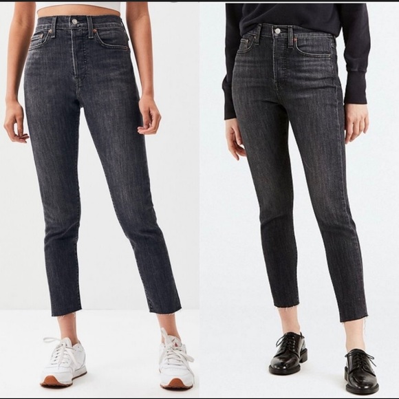 NWT Levi’s Wedgie Raw Hem High Rise - Picture 7 of 9